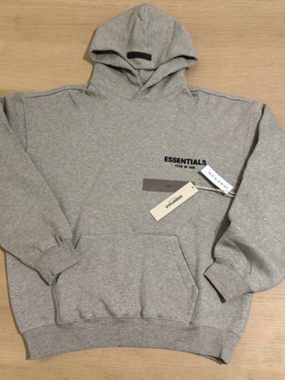 Dark Oatmeal Essentials Hoodie Fear Of God SS22 FOG Size M